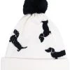Thom Browne pompom detail dog beanie