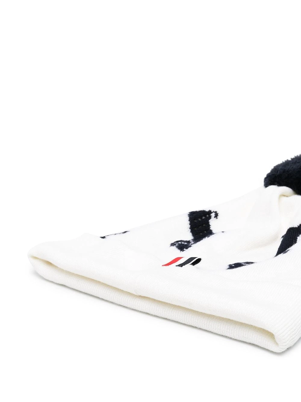 Discount π Thom Browne Pompom detail dog beanie hats of men π 2 Thom Browne pompom detail dog beanie