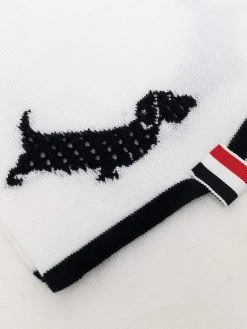 Thom Browne Hector motif wraparound scarf