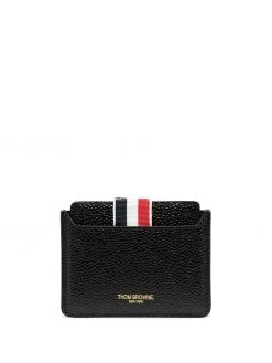 Thom Browne Grosgrain loop leather mirror case