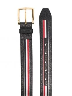 Thom Browne RWB stripe belt