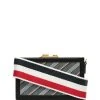 Thom Browne striped messenger bag
