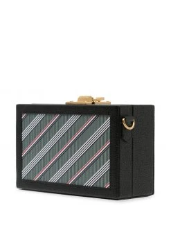 Thom Browne striped messenger bag