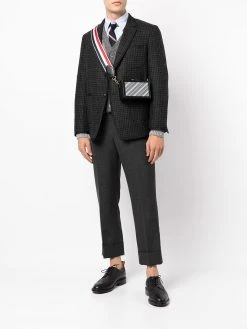 Thom Browne striped messenger bag