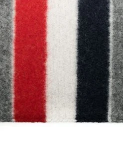 Thom Browne RWB stripe clutch bag