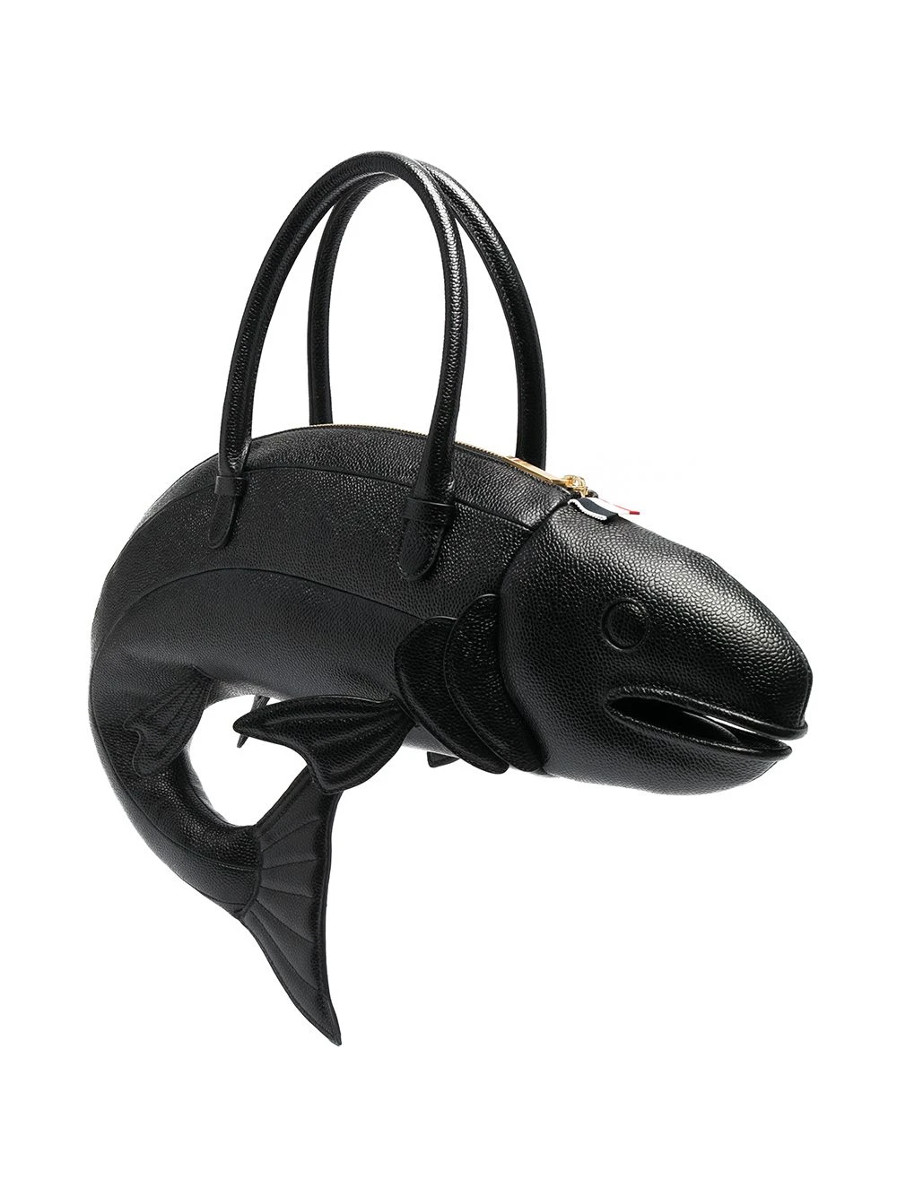 Cheapest β€οΈ Thom Browne Fish silhouette leather tote bag tote bags of men π 3 Thom Browne fish-silhouette leather tote bag