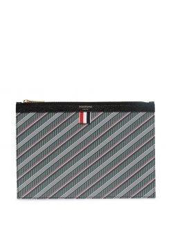 Thom Browne striped clutch bag