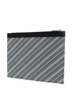 Thom Browne striped clutch bag