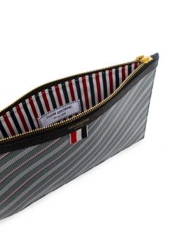 Thom Browne striped clutch bag