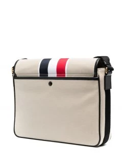 Thom Browne RWB stripe messenger bag