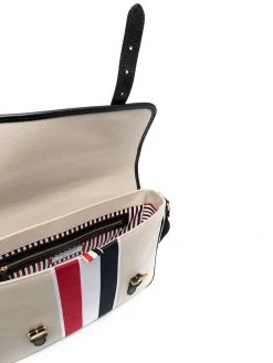 Thom Browne RWB stripe messenger bag
