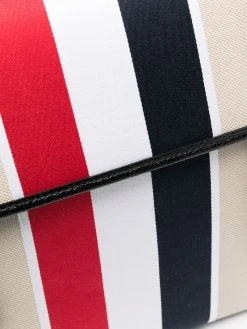 Thom Browne RWB stripe messenger bag
