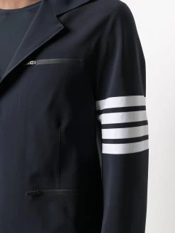 Thom Browne half-zip hooded performance jacket