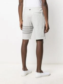 Thom Browne 4-Bar motif drawstring track shorts