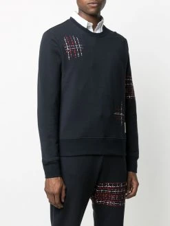 Thom Browne embroidered detail sweatshirt