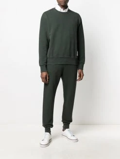 Thom Browne logo-patch cotton sweatshirt