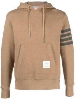 Thom Browne 4-Bar drawstring hoodie