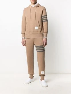Thom Browne 4-Bar drawstring hoodie