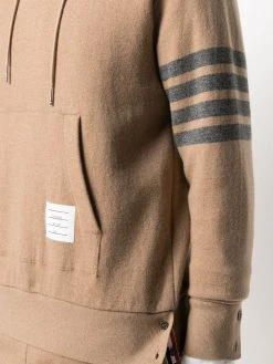 Thom Browne 4-Bar drawstring hoodie