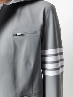 Thom Browne 4-Bar stripe lightweight compression jacket