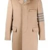 Thom Browne single-breasted concealed coat