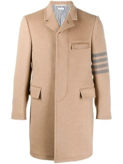 Thom Browne single-breasted concealed coat
