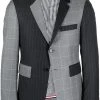 Thom Browne panelled tailored blazer