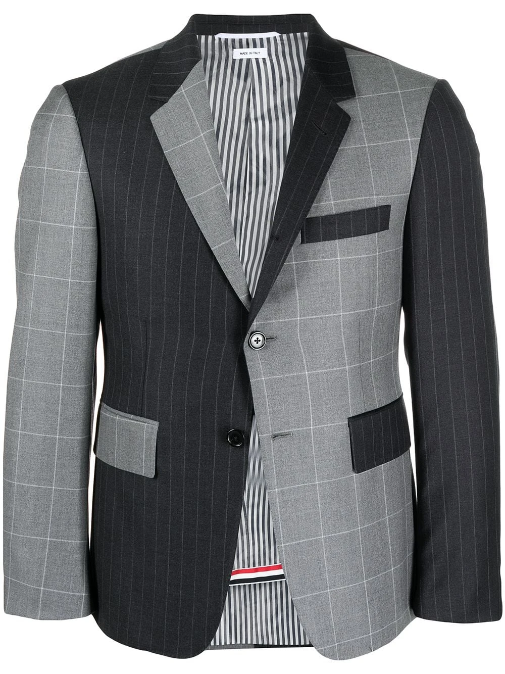 New โจ Thom Browne Panelled tailored blazer blazers of men ๐งจ 1 Thom Browne panelled tailored blazer
