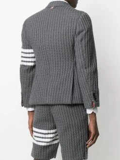 Buy π₯° Thom Browne Four bar knitted blazer blazers of men βοΈ 8 Thom Browne four-bar knitted blazer
