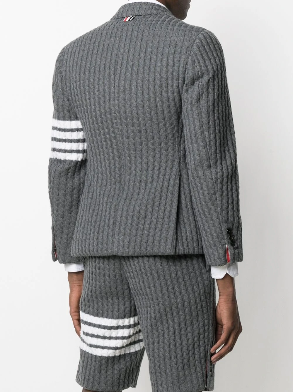 Buy π₯° Thom Browne Four bar knitted blazer blazers of men βοΈ 4 Thom Browne four-bar knitted blazer