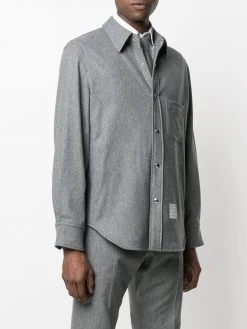 Thom Browne RWB stripe cashmere overshirt