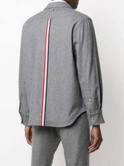 Thom Browne RWB stripe cashmere overshirt