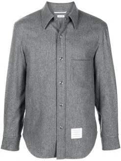 Thom Browne RWB stripe cashmere overshirt