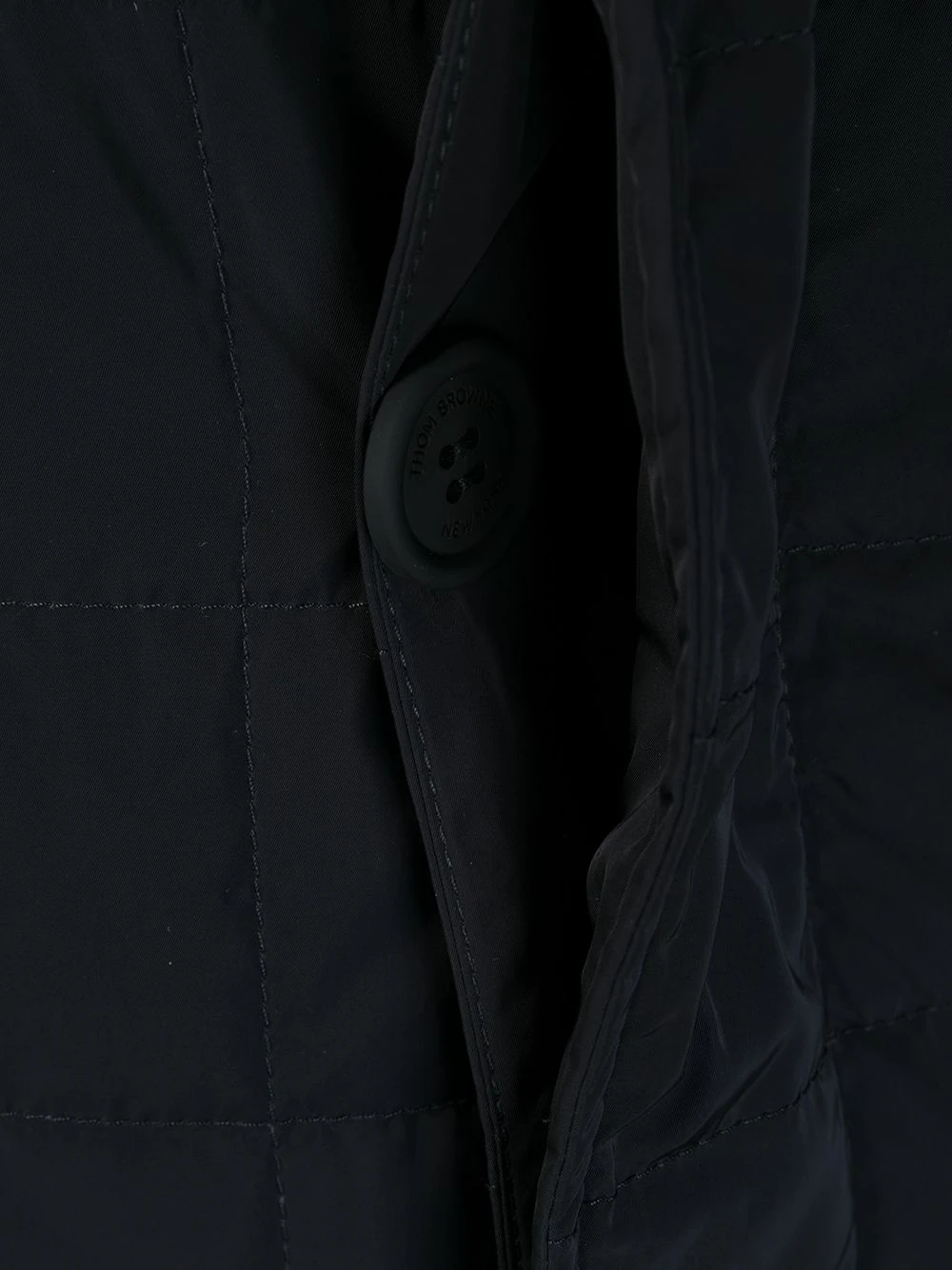 Brand new 𧨠Thom Browne 4 Bar motif padded tailored coat down coats of men π 7 Thom Browne 4-Bar motif padded tailored coat