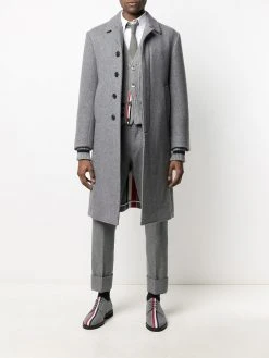 Thom Browne RWB stripe tailored coat
