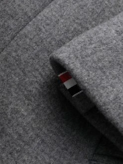 Thom Browne RWB stripe tailored coat