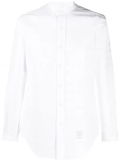 Thom Browne 4-Bar stripe cotton shirt