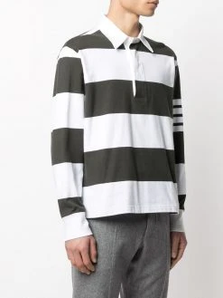 Thom Browne 4-Bar motif polo shirt
