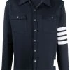 Thom Browne 4-Bar buttoned shirt jacket