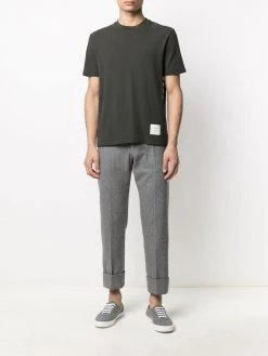 Thom Browne 4-Bar stripe cotton T-shirt