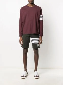 Thom Browne 4-Bar detail sweatshirt