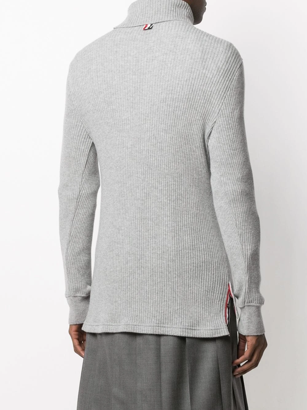 Cheap π Thom Browne Ribbed roll neck jumper knitted sweaters of men π₯ 4 Thom Browne ribbed roll-neck jumper