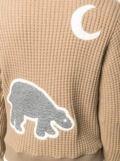 Thom Browne waffle knit bear jumper