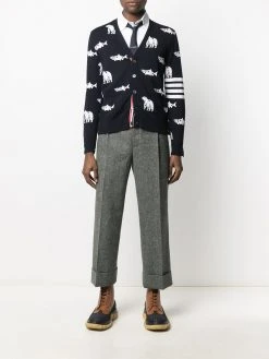 Thom Browne bear fish cardigan