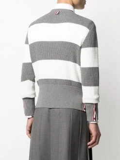Thom Browne two-tone striped jumper