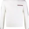 Thom Browne tri-stripe long-sleeve jumper
