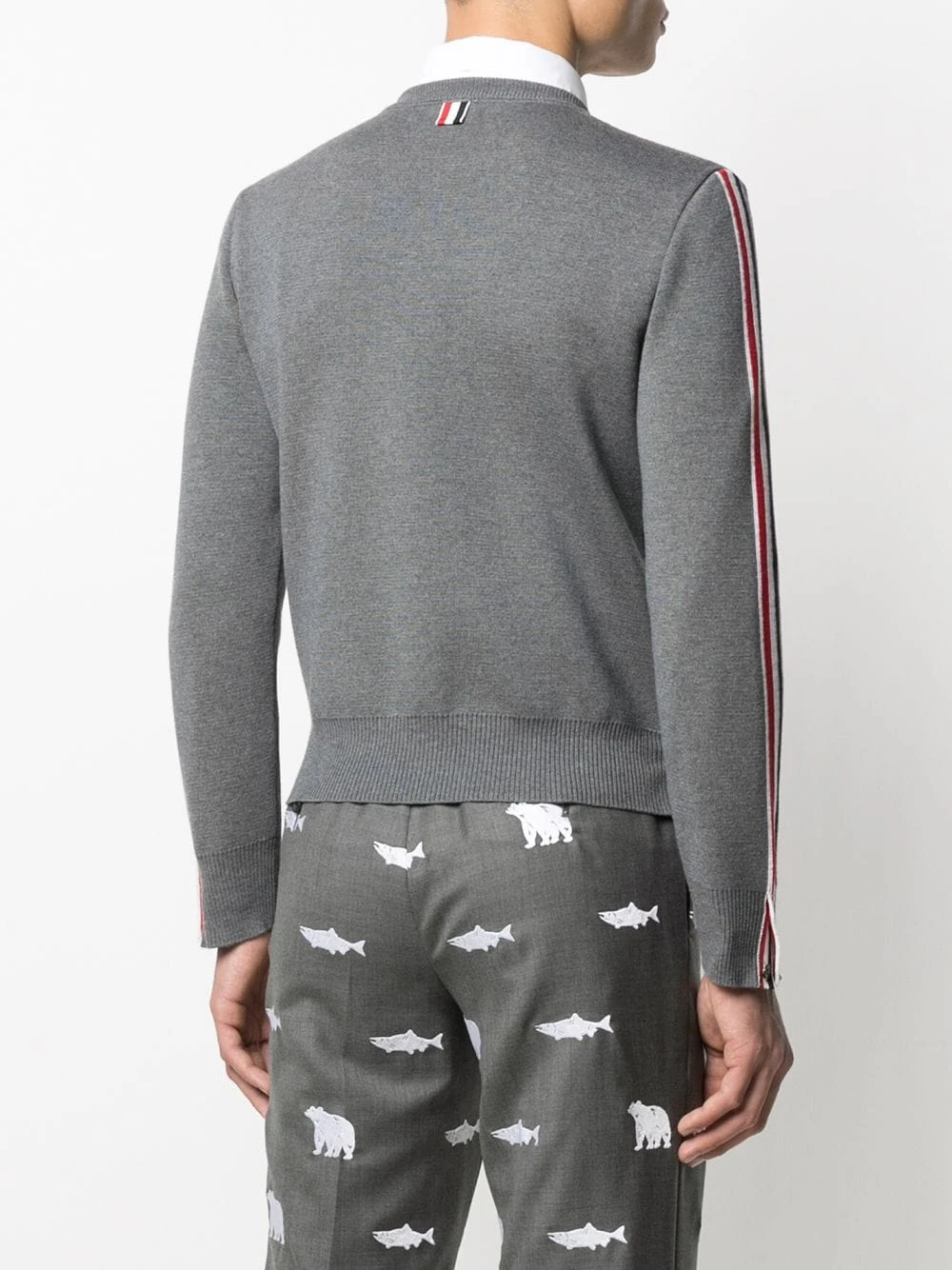 Cheapest π― Thom Browne Striped merino wool jumper knitted sweaters of men π 4 Thom Browne striped merino wool jumper