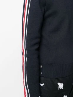 Thom Browne signature stripe trim jumper