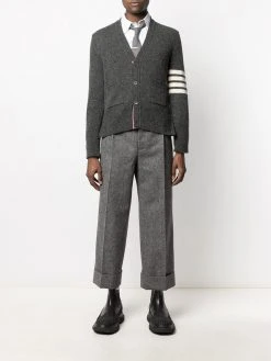 Thom Browne 4-Bar motif knitted cardigan