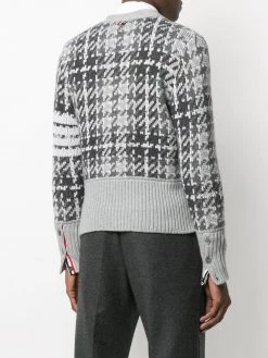 Cheap π Thom Browne Checked intarsia knit cardigan cardigans of men π 8 Thom Browne checked intarsia knit cardigan